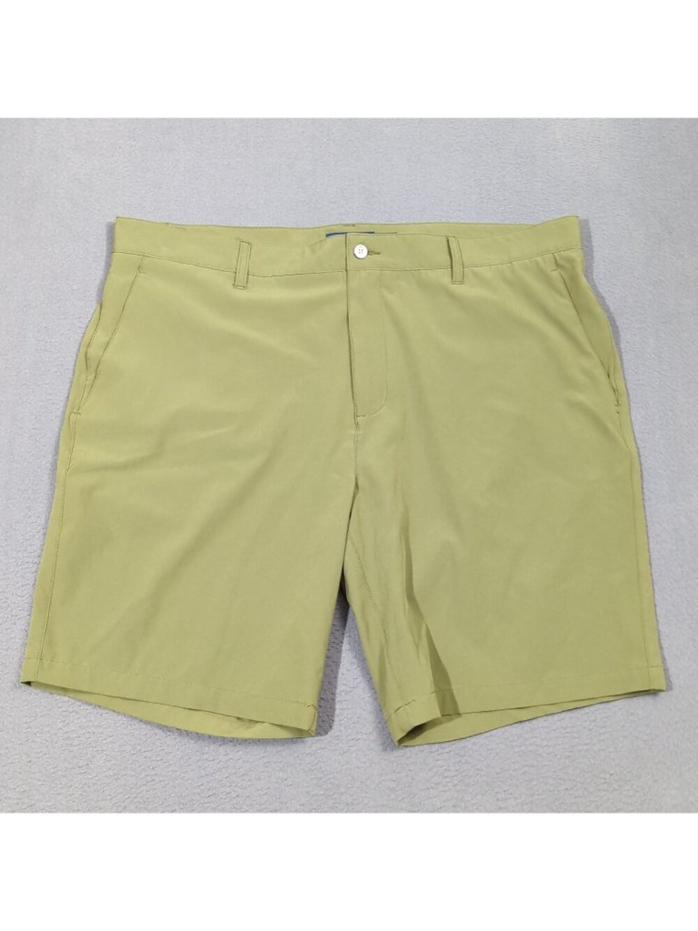 Polo Ralph Lauren Shorts Men's 36 Green Flat Front Performance Preppy Casual